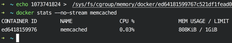 1 GB limit memory